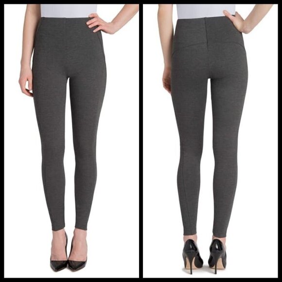 💕LYSSE💕 Ella Seamed Ponte Leggings Charcoal XS